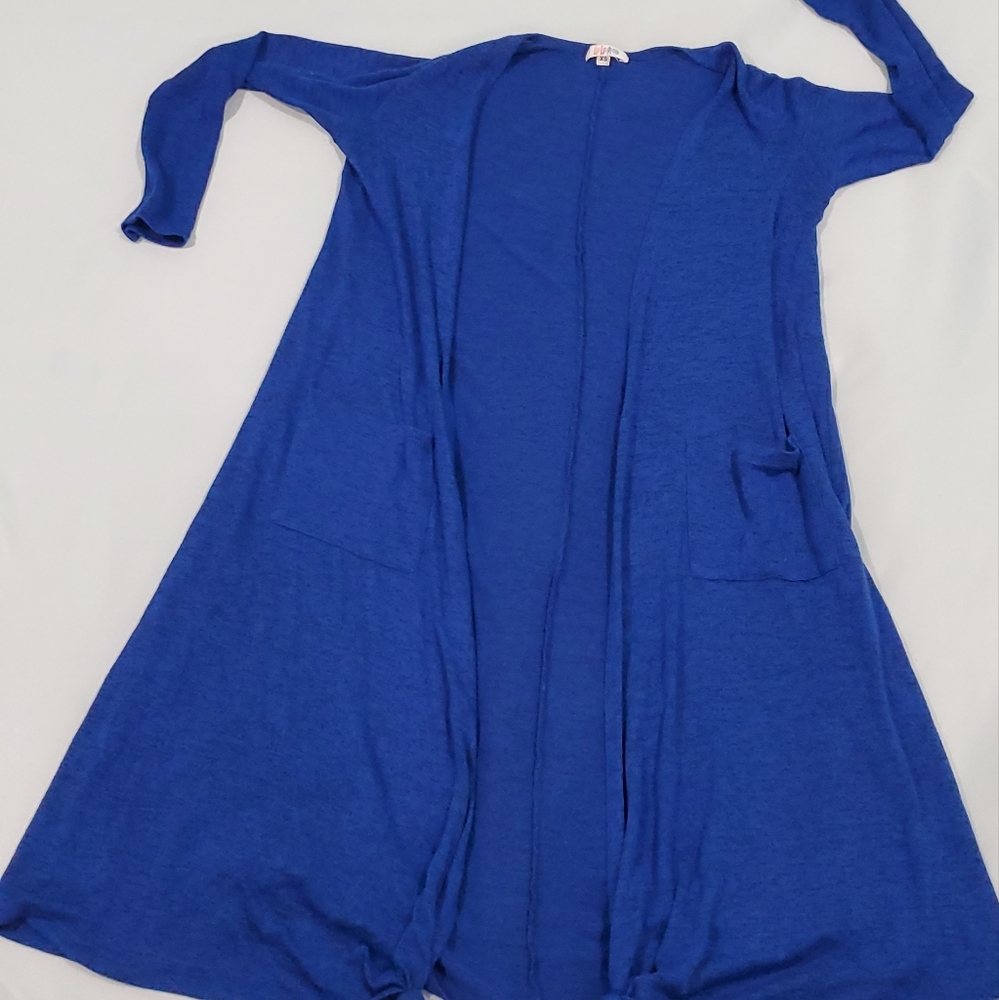Lularoe, size xs, blue cardigan